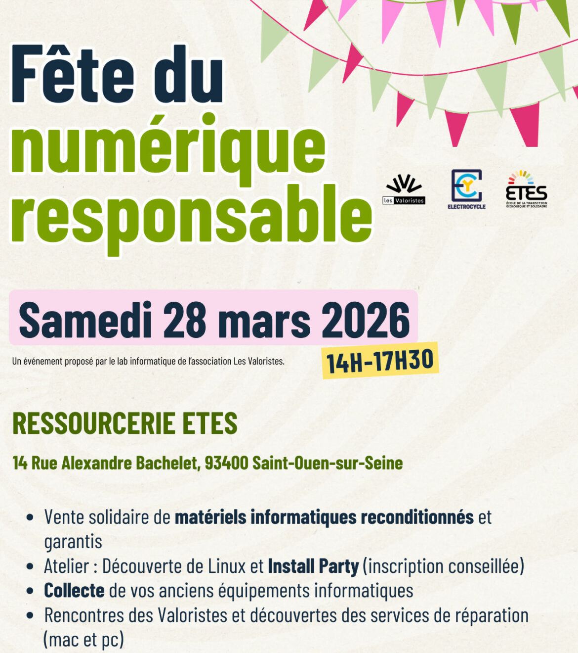 Install party 28 mars 2026